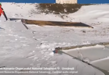 Cabinetul medical Salvamont, spulberat de viscol