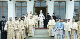 Slujbă Arhierească la Hramul de iarnă al Mănăstirii Tismana – ,,Sărbătoarea de astăzi este o continuitate a Naşterii Domnului, dar, în acelaşi timp, când îi cinstim pe cei doi cuvioşi, Nicodim şi Gherasim, avem o tresăltare în plus”!