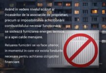 Motrenii, din nou fără căldură și apă caldă