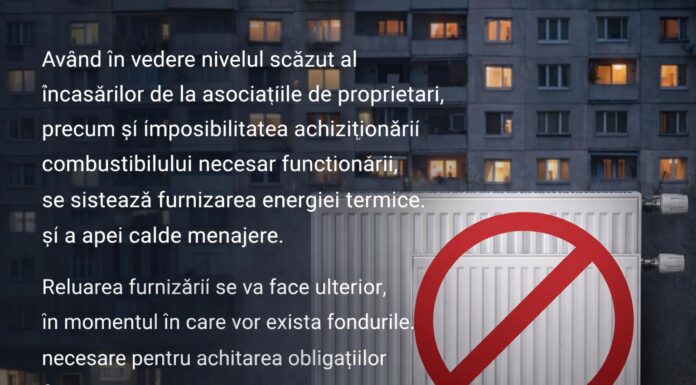 Motrenii, din nou fără căldură și apă caldă