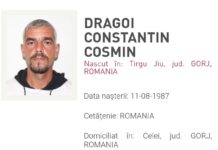 Bărbat din Gorj, dat în urmărire națională după o condamnare definitivă pentru furt