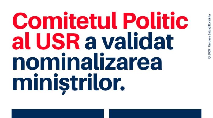 USR a validat noii miniștri