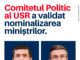 USR a validat noii miniștri