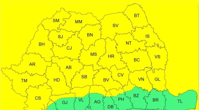 Noi atenționări emise de meteorologi