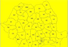 Cod galben de ger pentru întreaga țară