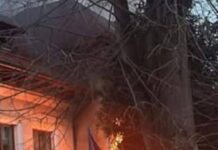 Incendiu la Colegiul Economic Virgil Madgearu, din Târgu-Jiu