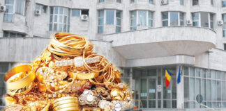 ANAF scoate aurul la licitație. Bijuterii confiscate, vândute public la Târgu Jiu