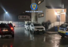VIDEO: Hoț reținut după ce a dat nas în nas cu polițiștii