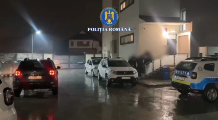 VIDEO: Hoț reținut după ce a dat nas în nas cu polițiștii