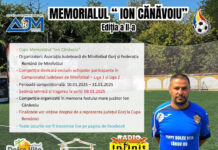 Memorialul „Ion Cănăvoiu” începe în 10 ianuarie