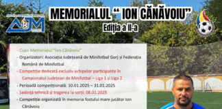 Memorialul „Ion Cănăvoiu” începe în 10 ianuarie