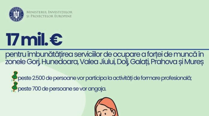 Granturi europene pentru formare profesională în Gorj