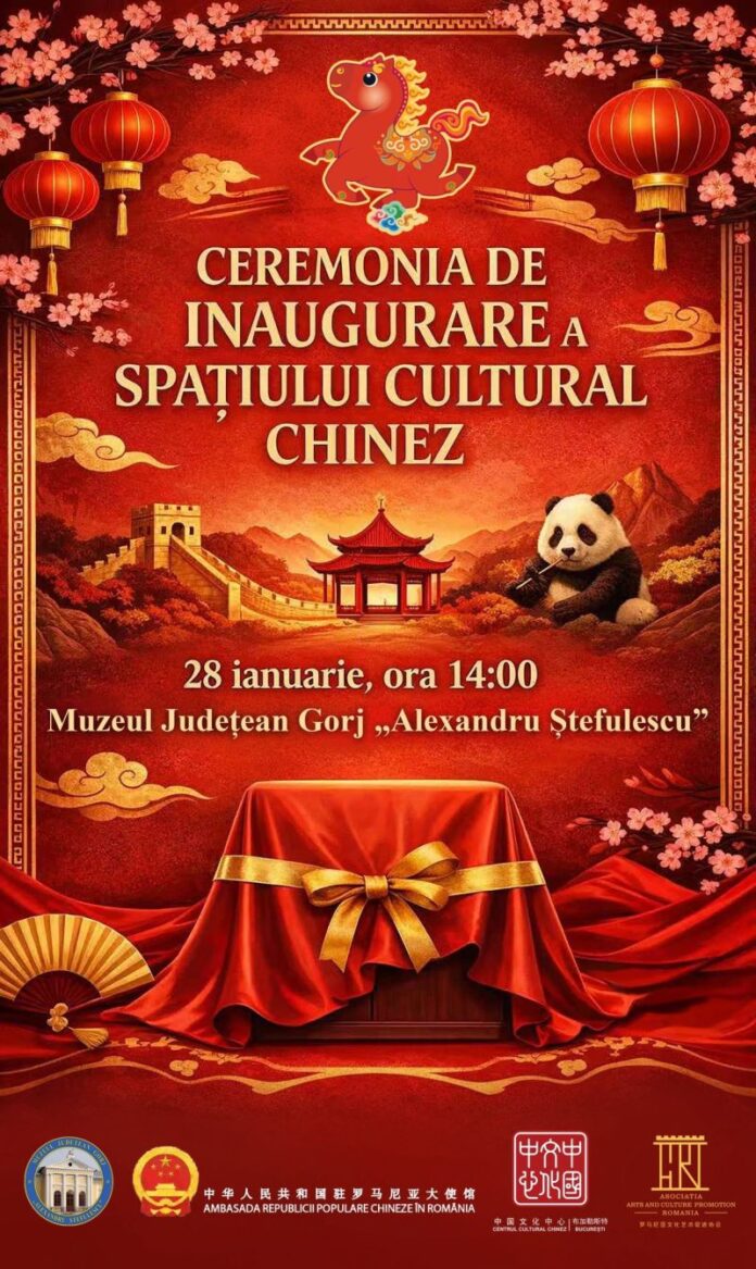 Spațiul Cultural Chinez, inaugurat la Târgu Jiu