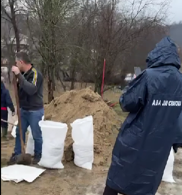 Populația din Gorj și Dolj, avertizată de Apele Române Jiu