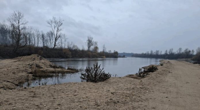 Balastieră ilegală pe Jiu. Administrator sancționat cu avertisment!