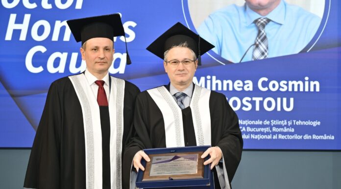Mihnea Costoiu, Doctor Honoris Causa al Universităţii Tehnice a Moldovei