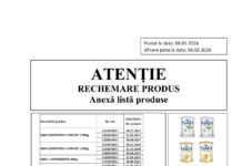 Alertă alimentară: loturi de lapte praf pentru sugari, retrase de pe piață