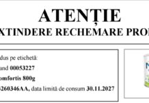 Sortiment de lapte praf pentru bebeluși, retras din magazinele Lidl și Kaufland Târgu Jiu