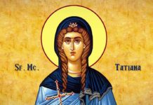 Sfânta muceniţă Tatiana, ocrotitoarea Olteniei, sărbătorită luni, 12 ianuarie 2026