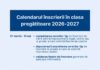 A fost aprobat calendarul pentru înscrierea copiilor în clasa pregătitoare