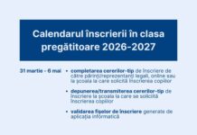 A fost aprobat calendarul pentru înscrierea copiilor în clasa pregătitoare