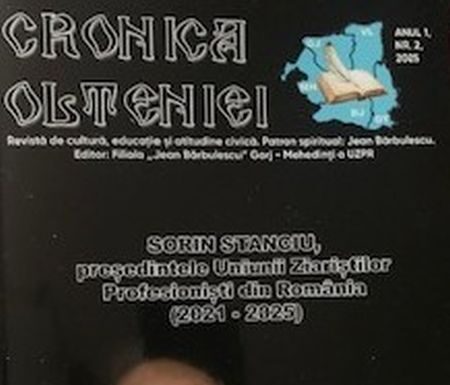 Revista „Cronica Olteniei” la o nouă apariție editorială