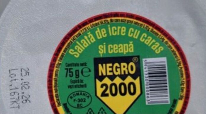 Lot de salată de icre, retras din Kaufland