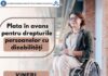 Banii pentru persoanele cu dizabilități, virați în avans