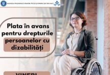 Banii pentru persoanele cu dizabilități, virați în avans