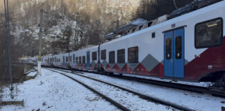 Trenuri blocate în Defileul Jiului