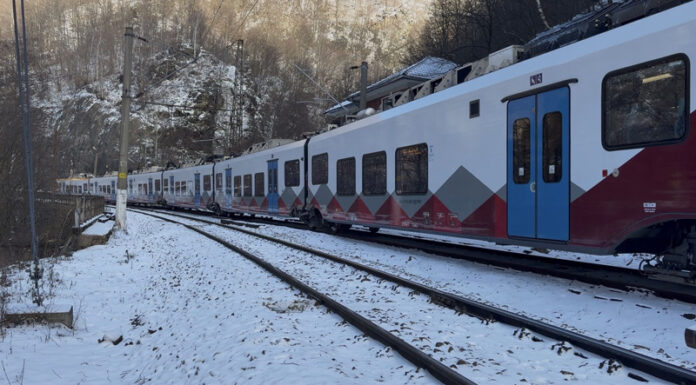 Trenuri blocate în Defileul Jiului