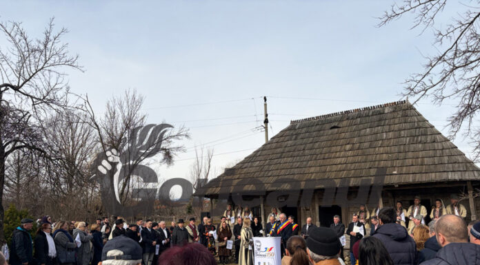 Sărbătoare Brâncuși în curtea casei de la Hobița