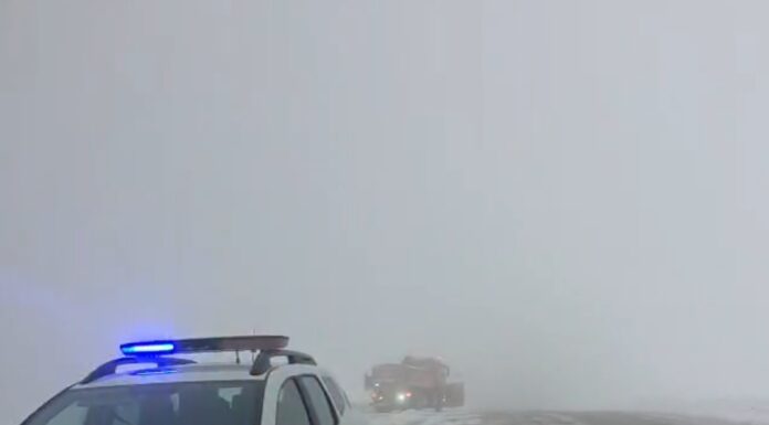 VIDEO: Ninge la Rânca! Drumarii și polițiștii, în acțiune