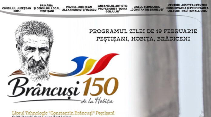 Manifestări culturale Hobița – Brâncuși 150. Comunicat
