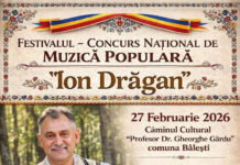 Festival în memoria lui Ion Drăgan, organizat la Bălești