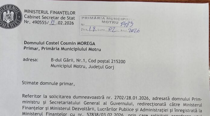 Guvernul nu sprijină UATAA Motru