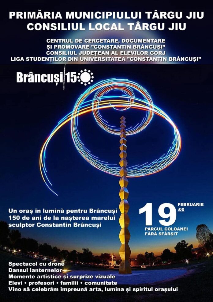 Spectacol de muzică și drone la Târgu Jiu