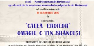 Brâncuși – celebrat la Novaci