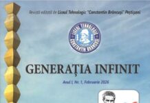 „Generația Infinit” – revista Liceului Tehnologic „Constantin Brâncuși” Peștișani, lansată în ziua aniversării a 150 de ani de la nașterea marelui sculptor