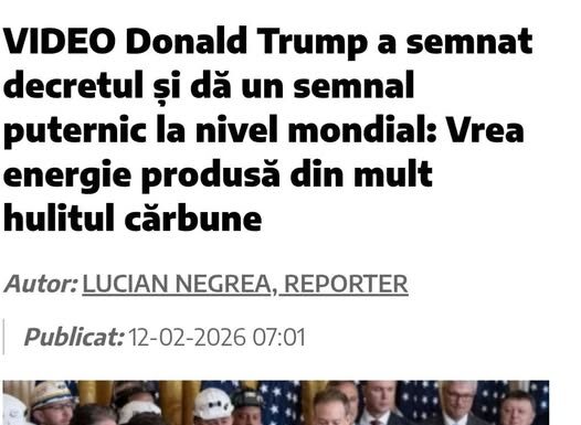 Fost secretar de stat: Cărbunele revine în forță. Dar nu în Europa