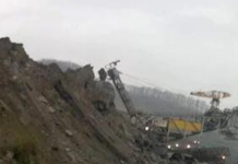 Încă o alunecare de teren într-o carieră minieră a CEO