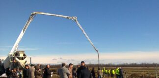 Această construcţie este pusă sub ocrotirea «Sfântului Iosif» – Punerea pietrei de temelie a unei Fabrici de cherestea în comuna Scoarţa, județul Gorj