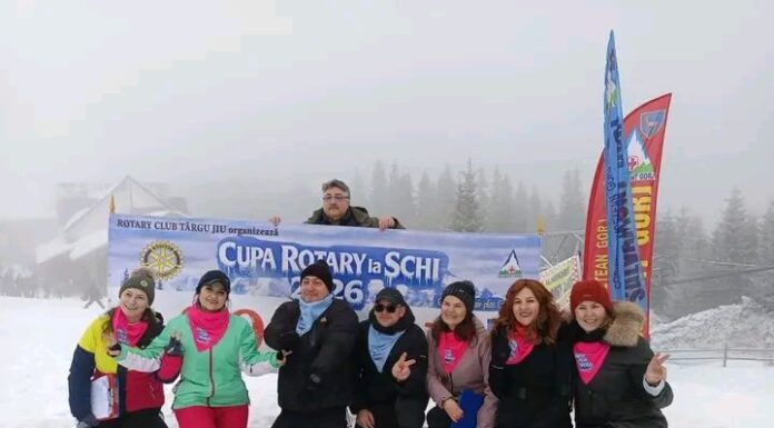 Într-un decor de poveste, Cupa ROTARY la Schi 2026 – încă un eveniment reușit organizat de ROTARY CLUB Târgu-Jiu