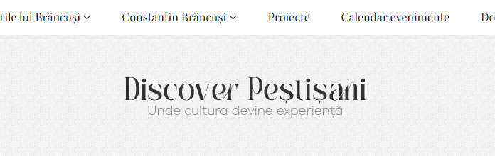 Anul Brâncuși: Se lansează platforma oficială ”Discover Peștișani”