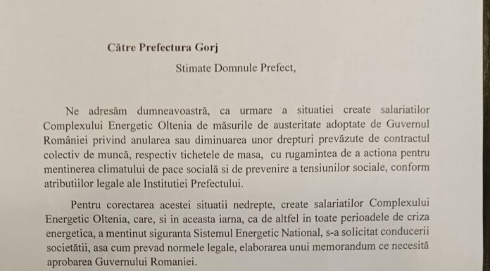 Greva foamei continuă în fața CEO! Solicitare către prefect!