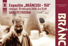 Expoziție dedicată lui Brâncuși, inaugurată în gara din Petroșani