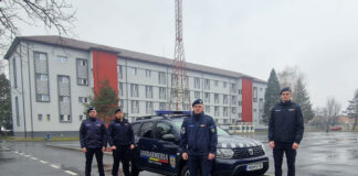 Studenți, în practică la Jandarmeria Gorj
