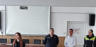 Poliția, în acțiune la Liceul Tehnologic Țicleni