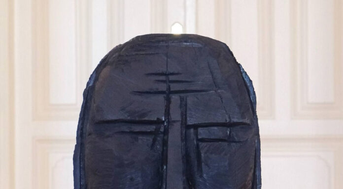 Mihai Țopescu, portret expus la Chișinău la aniversarea Brâncuși 150 de ani