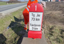 Borne kilometrice noi pe drumurile naționale